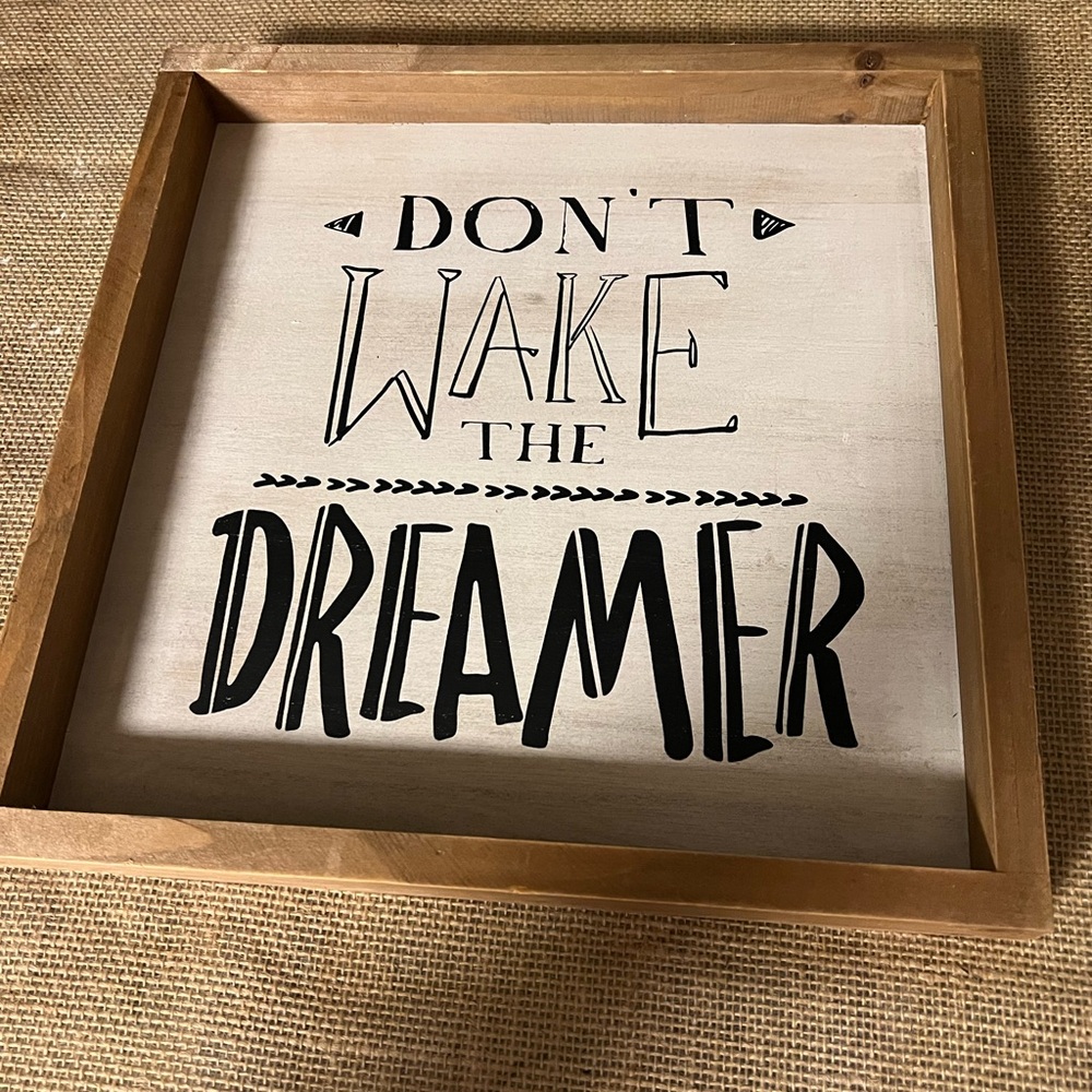 Hobby Lobby Wall Art "Don't Wake The Dreamer" Nursery Or Kids Room Decor